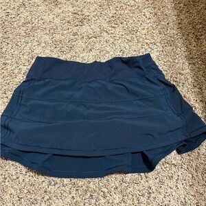 navy lulu skirt